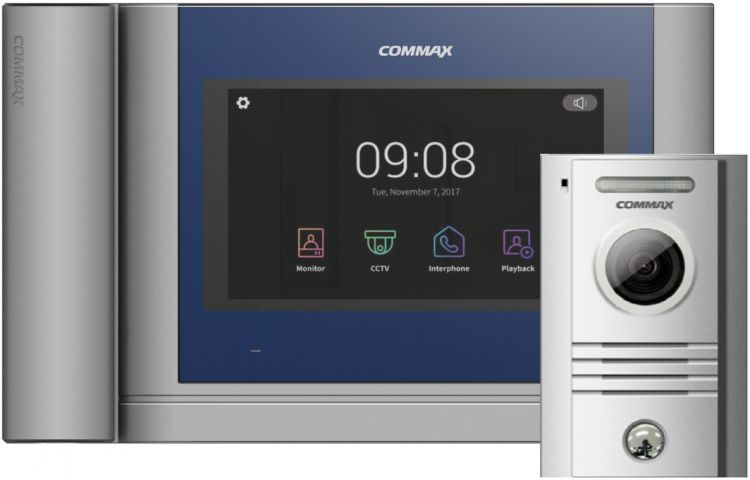 

Комплект COMMAX CDV-704MHA/DRC-40KHD BLU аналогового видеодомофона высокого разрешения. Цвет: Синий/Серебристый, CDV-704MHA/DRC-40KHD BLU