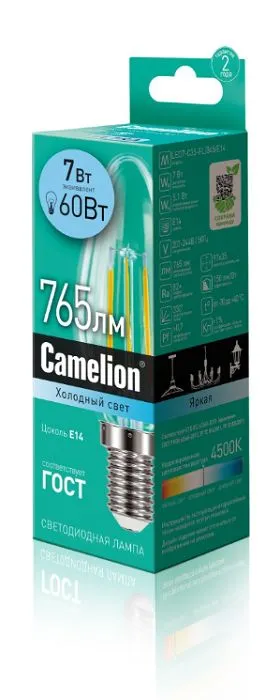 Camelion LED7-C35-FL/845/E14