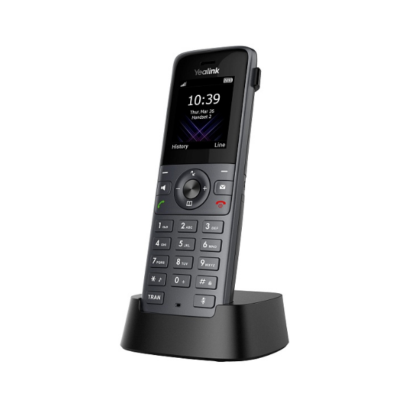 Телефон DECT Yealink W74H экран 1.8",  виброоповещение, FNR, BT, 3.5 mm, для W70B/W71P/W73P/W74P/W76P/W79P/W75/W80/W90