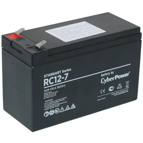 

Батарея для ИБП CyberPower RC 12-7 12V 7 Ah, RC 12-7