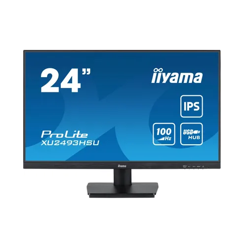 

Монитор 23,8" Iiyama ProLite XU2493HSU-B6 1920x1080, 16:9, LED, IPS, 250cd, 1000:1, 1ms(MPRT), 178/178, HDMI, DP, 2хUSB 2.0, аудио, tilt, VESA 100х100, ProLite XU2493HSU-B6