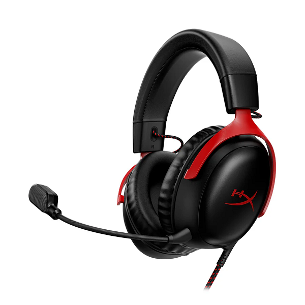 

Гарнитура HyperX Cloud III 727A9AA черная/красная 1.2м мониторная оголовье, Cloud III