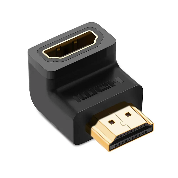 Переходник UGREEN HD112 20110_ угловой HDMI Male / HDMI Female , черный