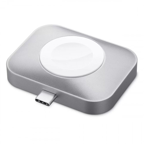 Зарядное устройство беспроводное Satechi ST-UC2WCDM USB-C 2 in 1 Wireless Charging Dock для Apple Watch и Apple AirPods, серый космос