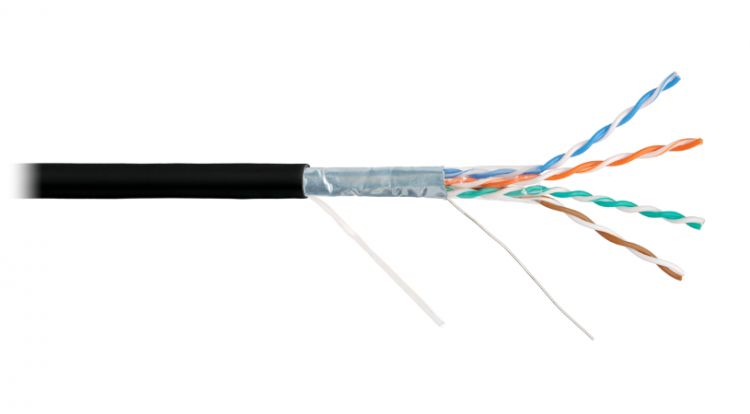 

Кабель витая пара F/UTP 5e кат. 4 пары NIKOMAX NMC 4200C-BK 24AWG(0.51 мм), медь, одножильный (solid), внутренний, полимерный материал, нг(A)-HF, чёрн, NMC 4200C-BK