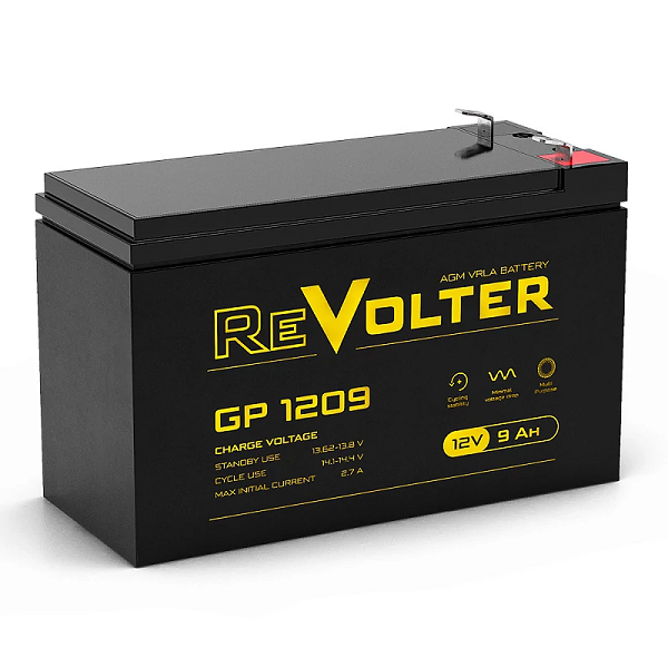 Батарея ReVolter GP 1209 12 V, 9Ah