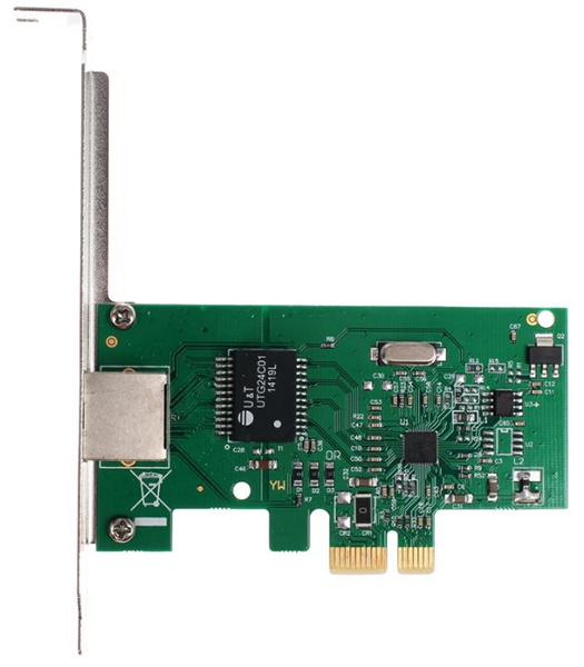 Адаптер сетевой Gembird NIC-GX1 Ethernet 1000/100/10, PCI-express адаптер сетевой gembird nic u3 ethernet usb 3 0 fast ethernet adapter