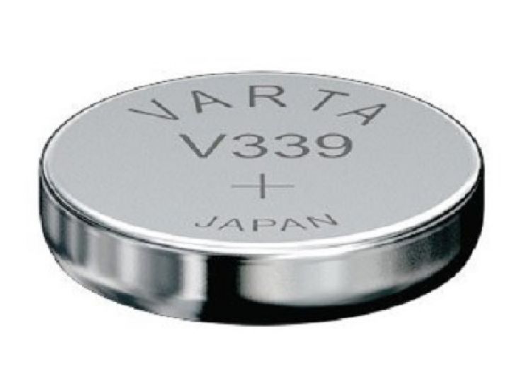 

Батарейка Varta 339 BL1 Silver Oxide 1.55V (1/10/100), 339