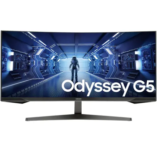 

Монитор 34" Samsung Odyssey G5 LC34G55TWWIXCI VA LED изогнутый 21:9 3440x1440 1ms 2500:1 250cd 178/1, Odyssey G5