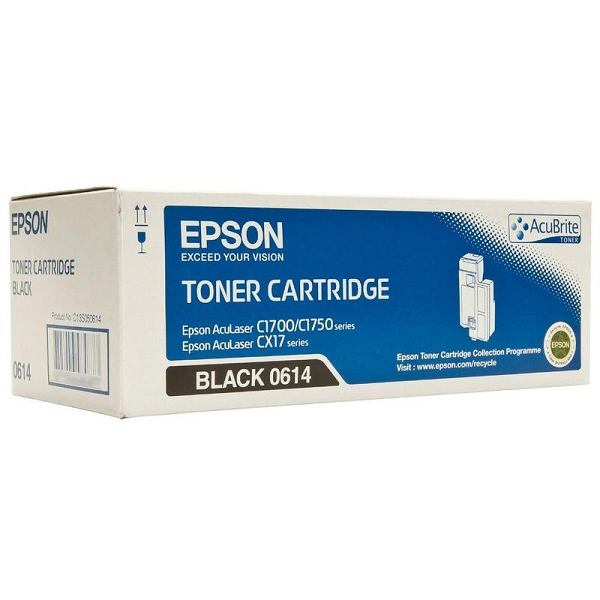 Тонер-картридж Epson S050614 черный для AcuLaser C1700/C1750/CX17