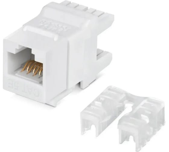 Модуль Keystone RJ45 UTP NTSS NTSS-KJ-UTP-RJ45-5e-180-WT cat.5e, 180 градусов, белый