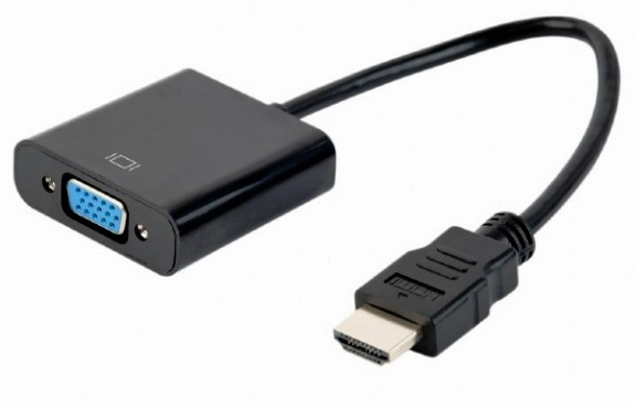 

Переходник BION BXP-A-HDMI-VGA-04 с кабелем HDMI - VGA, 19M/15F, длина кабеля 15см, BXP-A-HDMI-VGA-04