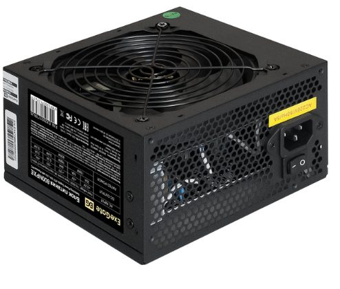 Блок питания ATX Exegate 800NPXE EX292177RUS-PC 800W, 120mm fan, black, кабель 220V в комплекте