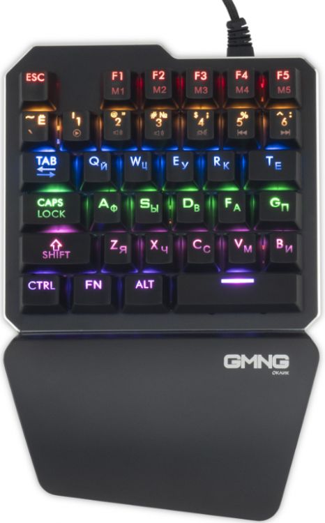 Клавиатура GMNG 707GK 1684803 механическая, черная, USB for gamer LED