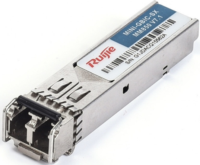 

Трансивер RUIJIE NETWORKS MINI-GBIC-SX-MM850 1000BASE-SX, SFP Transceiver, MM (850nm, 550m, LC), MINI-GBIC-SX-MM850