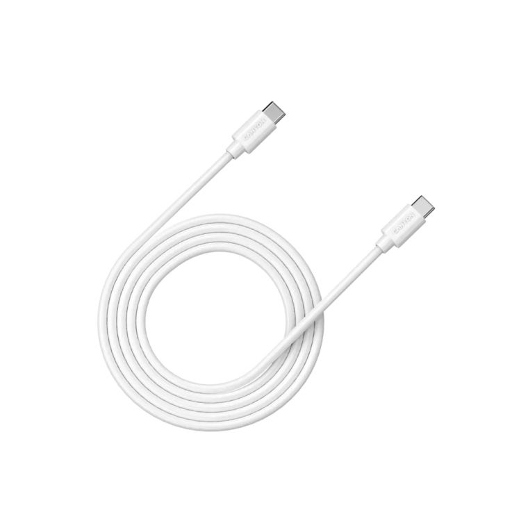 

Кабель интерфейсный Canyon C-9 100W, USB Type-C/USB Type-C, 1.2m, white, C-9