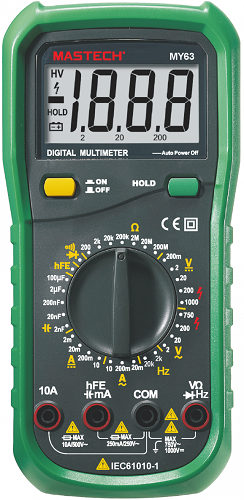 

Мультиметр Mastech 13-2051 Универсальный MY63, 13-2051