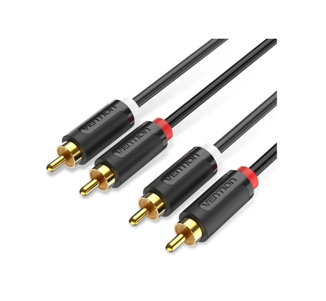 

Кабель Vention BCMBH аудио 2RCA M/2RCA M - 2 м Чёрный, BCMBH