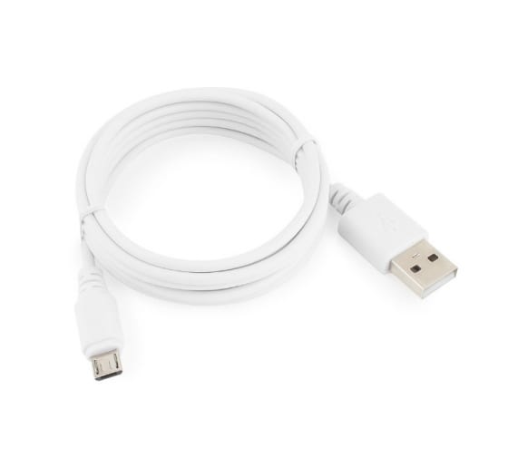 

Кабель интерфейсный USB 2.0 Cablexpert CC-mUSB2-AMBM-6W Pro , AM/microBM 5P, 1.8м, белый, пакет, CC-mUSB2-AMBM-6W