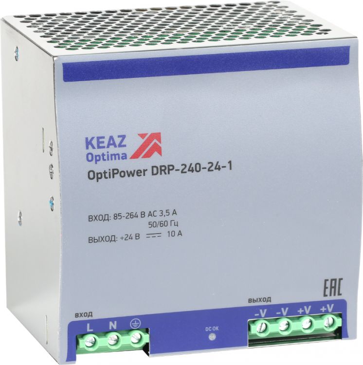 

Блок питания КЭАЗ 284549 OptiPower DRP-240-24-1, 284549