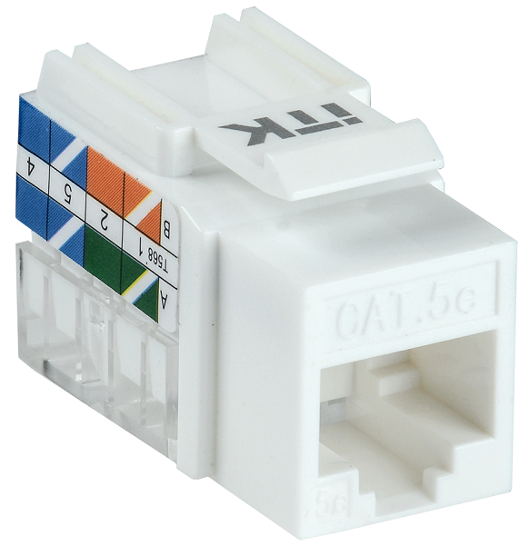 

Модуль Keystone RJ45 UTP ITK CS1-1C5EU-11 кат. 5E 110 IDC 90 град, CS1-1C5EU-11