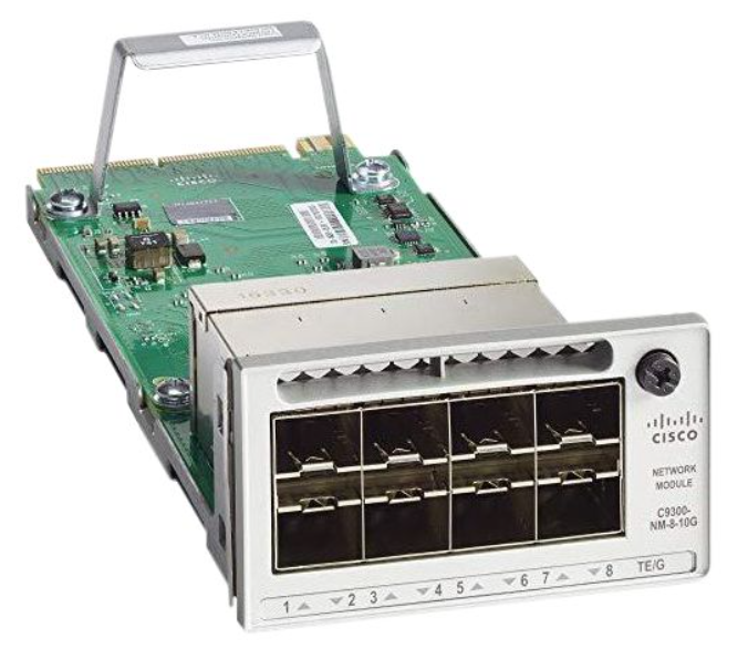 Трансивер Cisco C9300X-NM-8Y= сетевой Catalyst 9300 8 x 10G/25G Network Module SFP+/SFP28 - фото 1