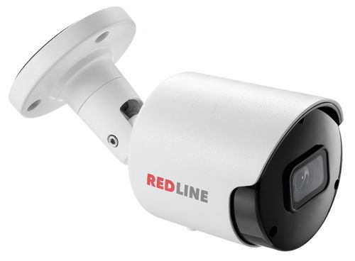 Видеокамера IP REDLINE RL-IP12P-S.FD уличная цилиндрическая 2 мп с микрофоном и SD-картой, размер 1/2.8” SONY STARVIS CMOS, цвет белый с черным