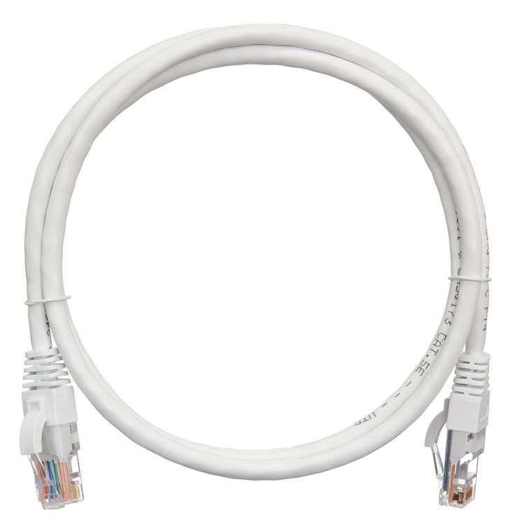 

Кабель патч-корд U/UTP 5e кат. 0.3м NIKOMAX NMC-PC4UD55B-003-WT 2хRJ45/8P8C, T568B, Molded, BC (чистая медь), 24AWG, PVC нг(А), белый, NMC-PC4UD55B-003-WT