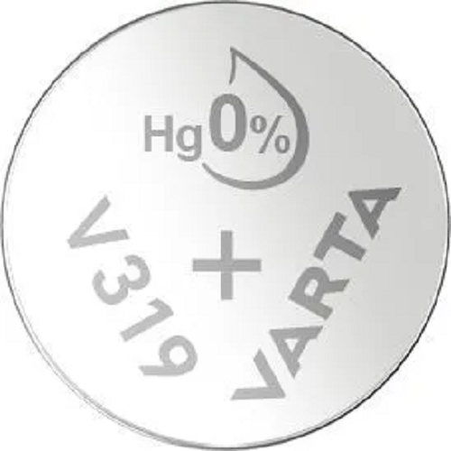 

Батарейка Varta 319 (SR527SW) BL1 Silver Oxide 1.55V (1/10/100), 319 (SR527SW)