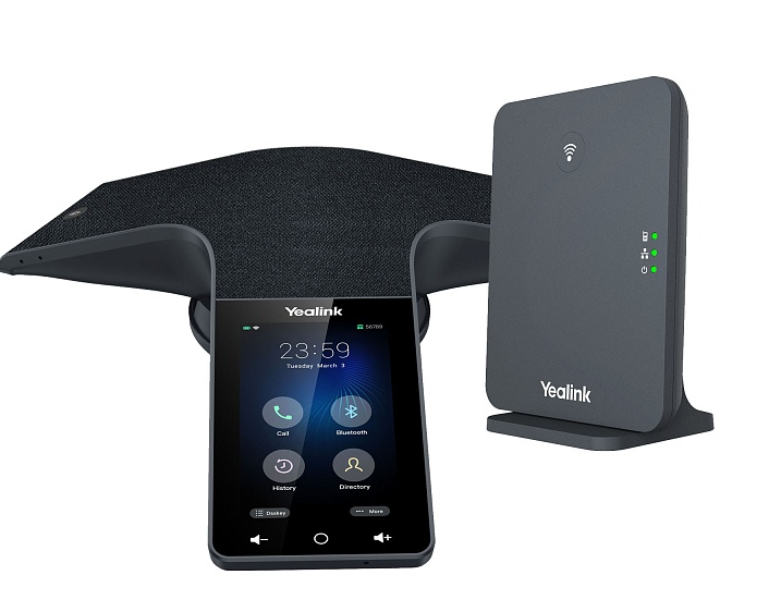 Телефон SIP Yealink CP935W-Base беспроводной DECT/Wi-Fi + база W70B, 4'' сенсорный экран, звук HD, BT