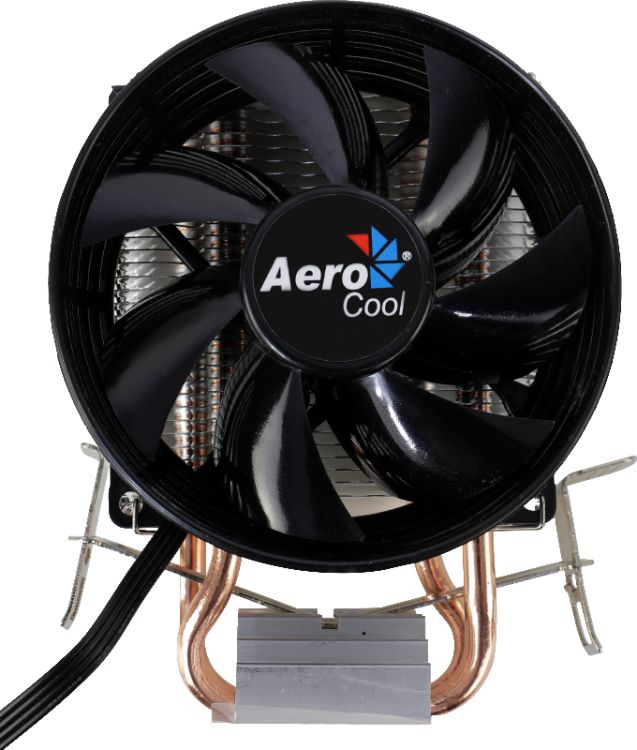 

Кулер AeroCool Verkho 2 4710700955888 LGA775/115x/AM2+/AM3+/FM1/FM2+ (Aluminum,92mm,800-2000rpm,18.5-23.6 CFM,15-25 дБ,4-pin PWM,TDP 110W) RTL, Verkho 2