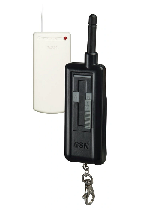 Сигнализация GSM GSN ACS-1000R радиоприемник+1 пульт дистанционного управления (2 канала), f-раб. 43