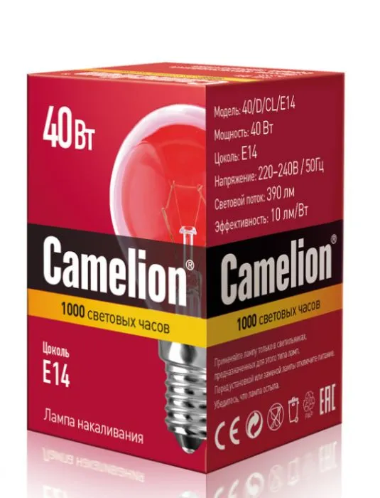 Camelion 40/D/CL/E14