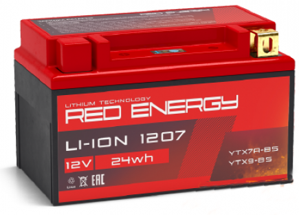 Аккумулятор Delta Red Energy LI-ION 1207 - фото 1