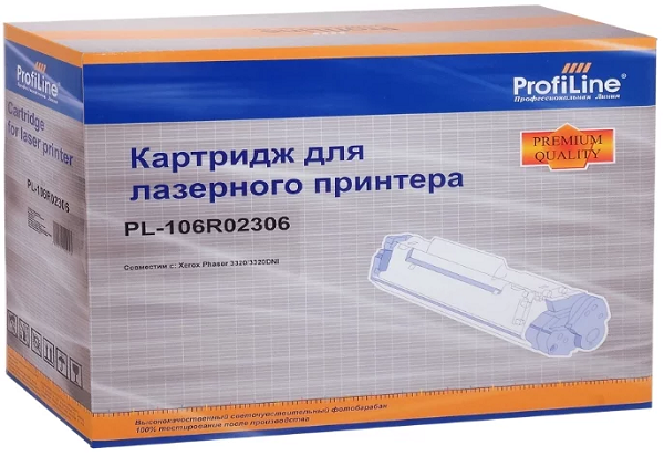 

Картридж ProfiLine PL_106R02306 для Xerox Phaser 3320/3320DNI 11000 копий, PL_106R02306