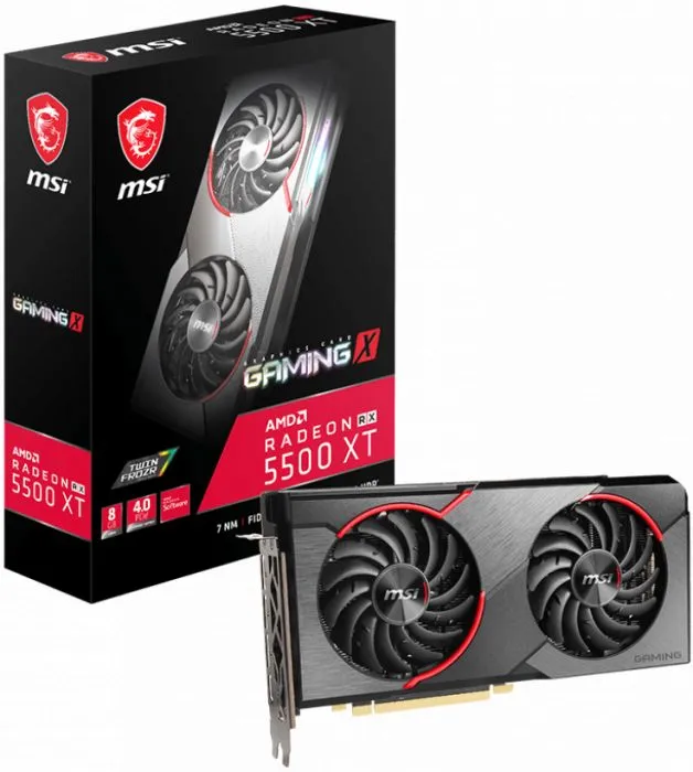 фото MSI Radeon RX 5500 XT GAMING X (RX 5500 XT GAMING X 8G)