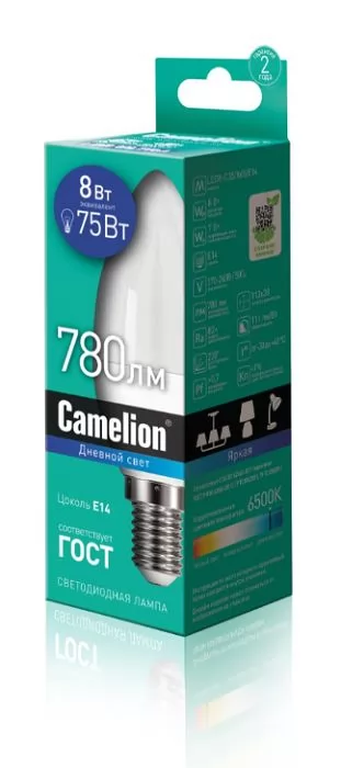 Camelion LED8-C35/865/E14