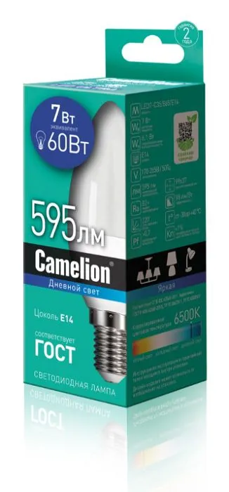 Camelion LED7-C35/865/E14