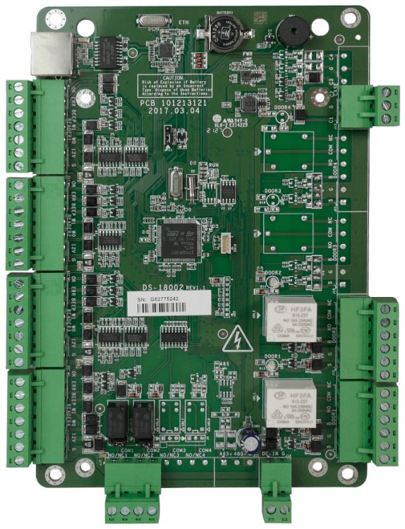 

Контроллер TRASSIR TR-C241 доступа cетевой на 2 двери с возможностью подключения до 4х считывателей, TR-C241