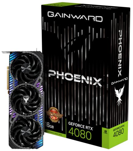 Видеокарта PCI-E Gainward GeForce RTX 4080 Phoenix GS (NED4080T19T2-1032X) 16GB GDDR6X 256bit 5nm 22 - фото 1