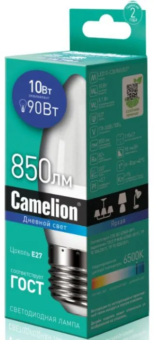 фото Camelion LED10-C35/865/E27