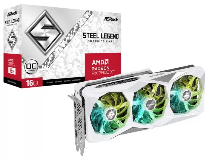 ASRock Radeon RX 7800 XT Steel Legend OC