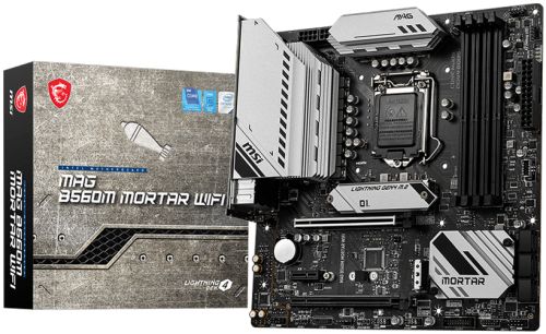 Материнская плата mATX MSI MAG B560M MORTAR WIFI (LGA1200, B560, 4*DDR4(5066), 6*SATA 6G, 2*M.2, 3*P