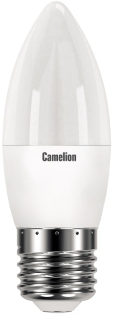 

Лампа светодиодная Camelion LED12-C35/865/E27 12Вт/100Вт, E27, 170-265В, 6500К, 1010лм, свеча (13692), LED12-C35/865/E27