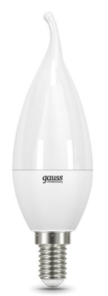 

Лампа светодиодная Gauss 34126 LED Elementary Candle Tailed 6W E14 4100K 1/10/50, 34126