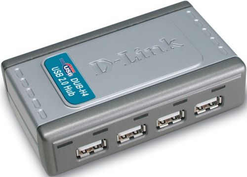 Разветвитель USB 2.0 D-link DUB-H4/E1A