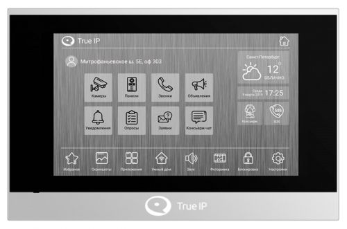 

Видеодомофон True IP Systems TI-4107A, TI-4107A