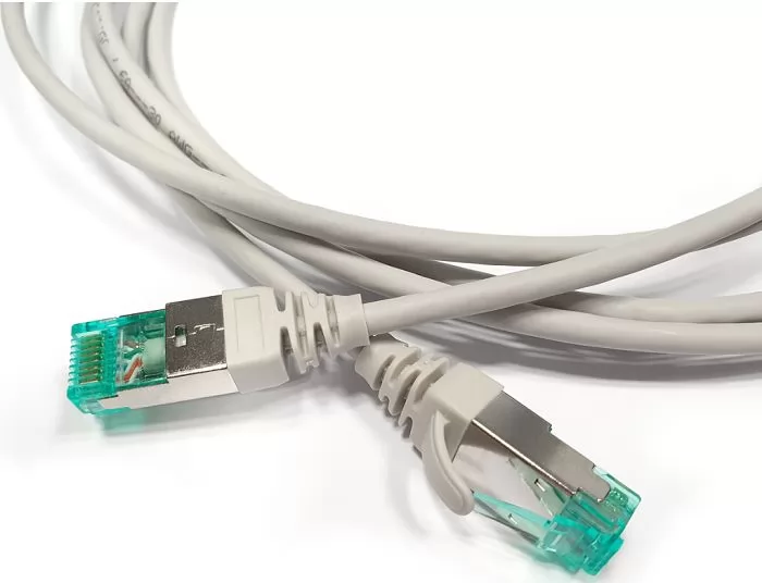 Hyperline PC-LPT-SFTP-RJ45-RJ45-C6A-1.5M-LSZH-GY