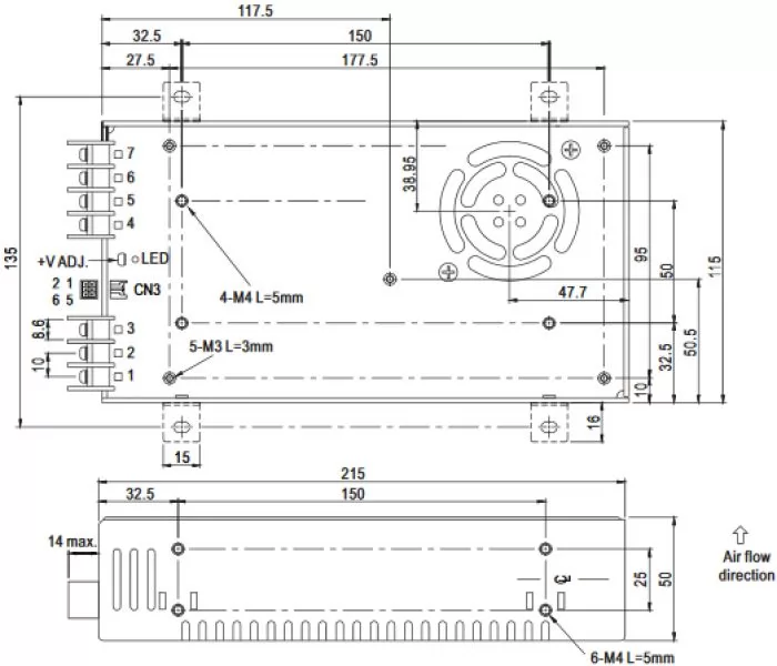 Mean Well SD-500L-48