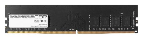 Модуль памяти DDR4 16GB CBR CD4-US16G26M19-00S PC4-21300, 2666MHz, CL19, single rank